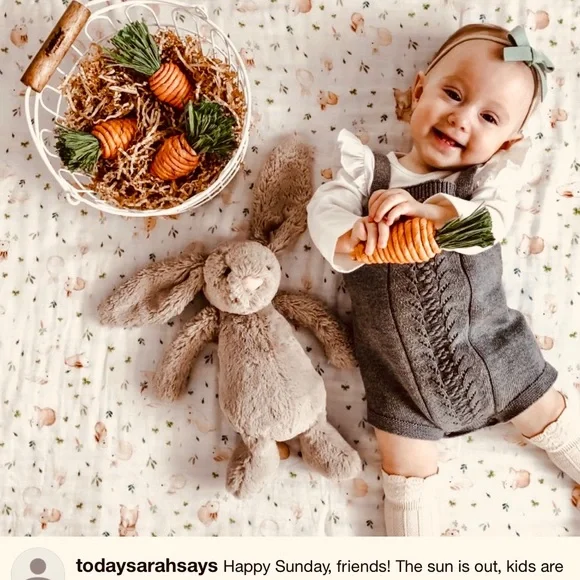 Small White Metal/Wood handle Hearth & Hand basket - Picture 2 of 11